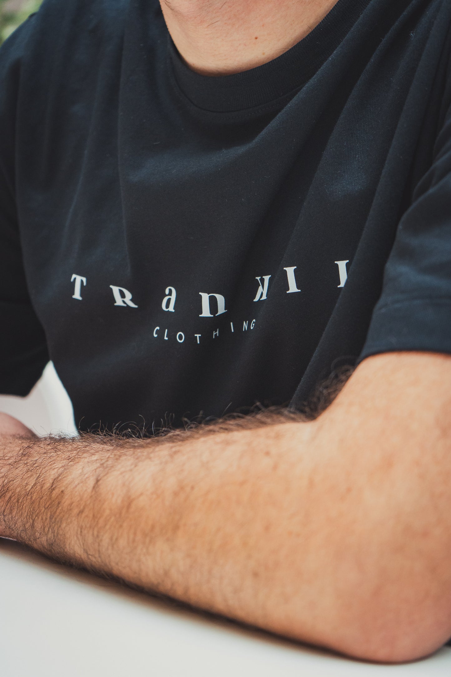 t-shirt coupe oversize sobre et décontracté unisexe