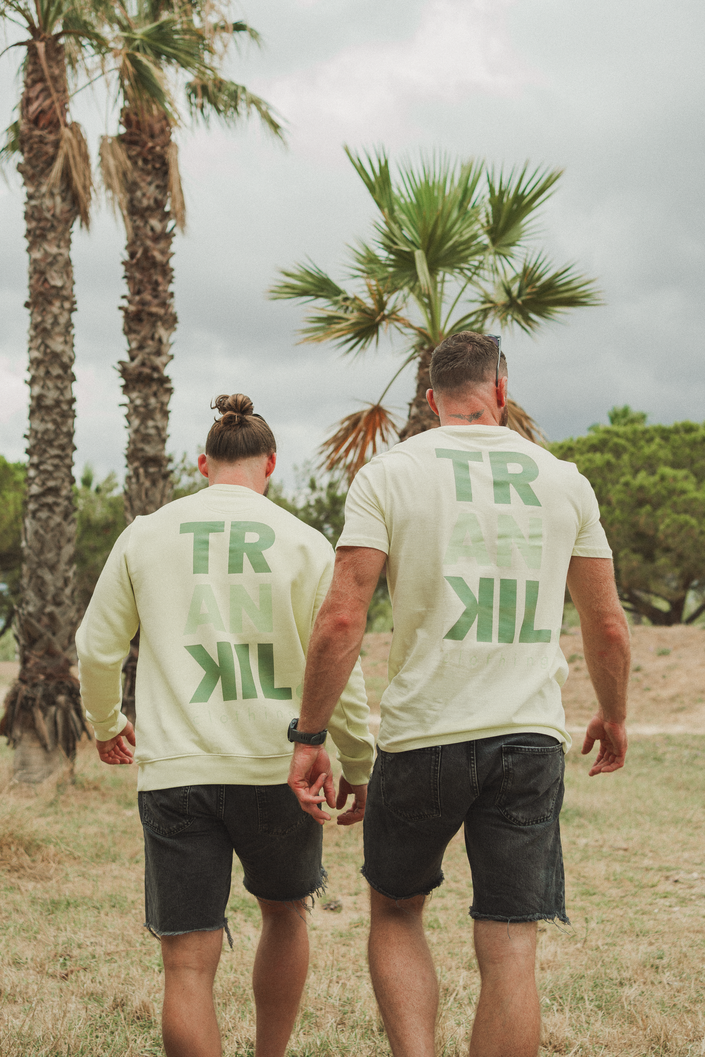 tshirt décontracté jaune unisexe