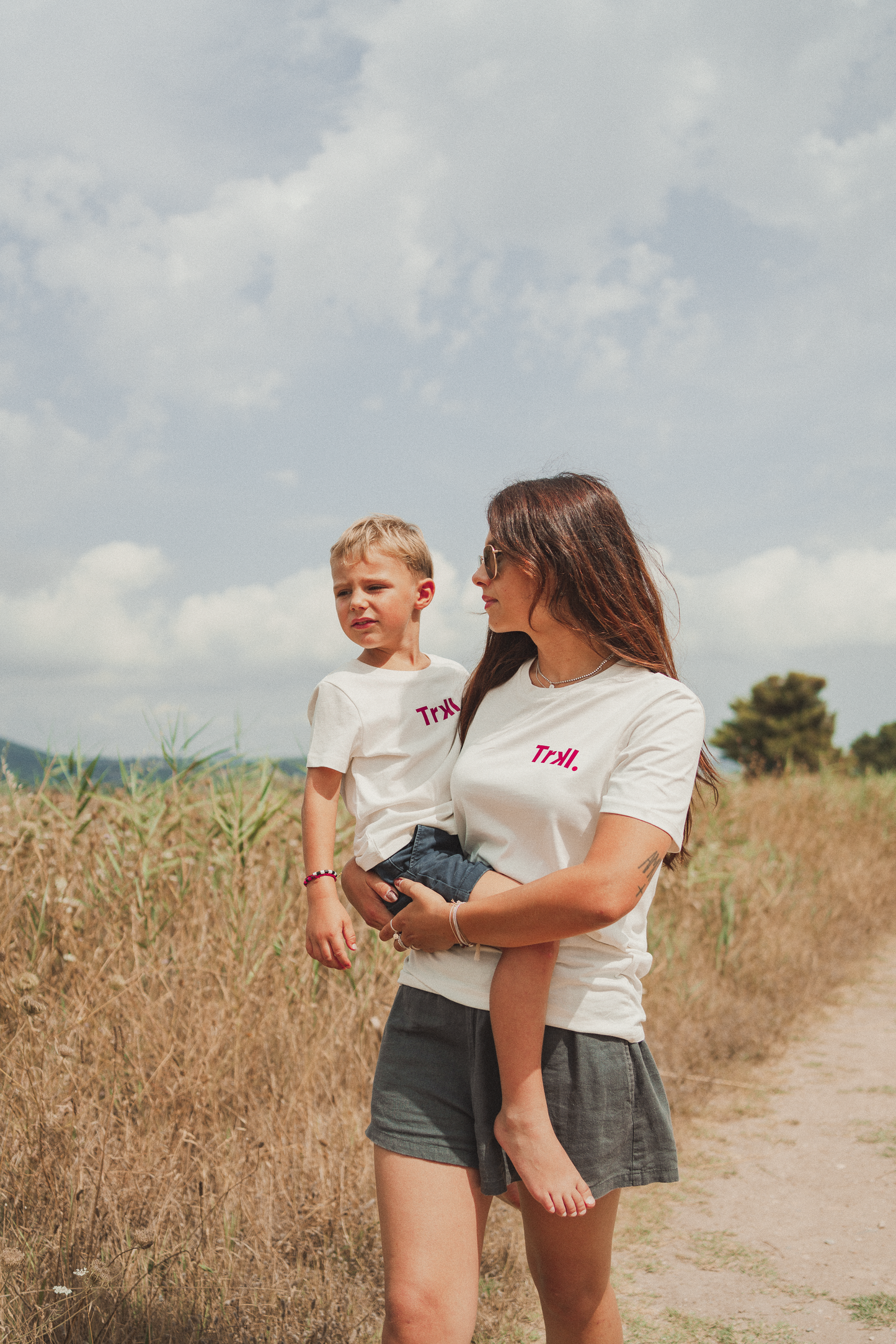 tshirt mère fils décontracté
