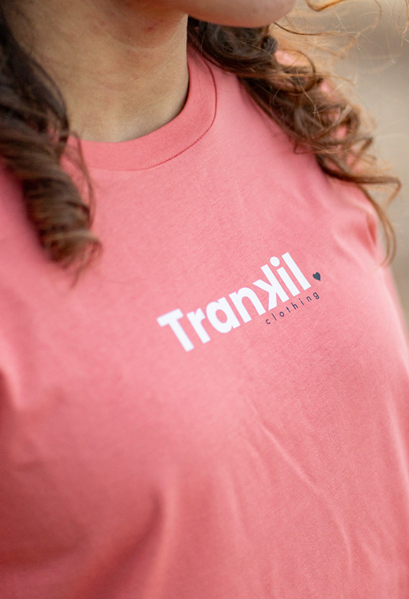 tshirt ecoresponsable rose