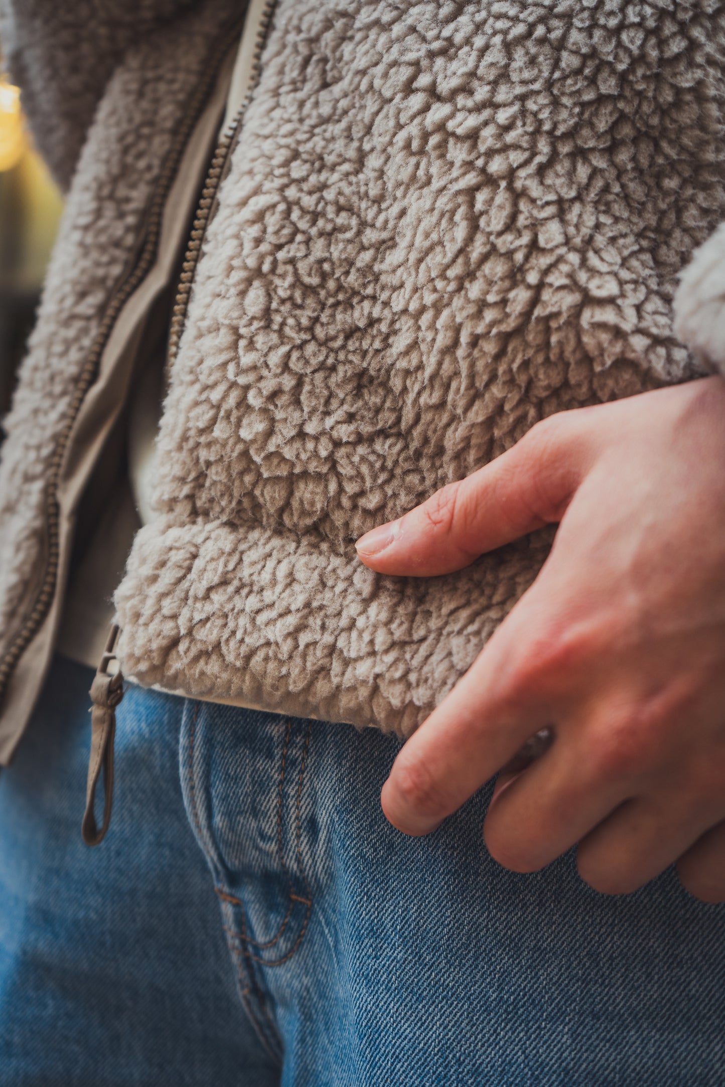 Veste Sherpa Recykled