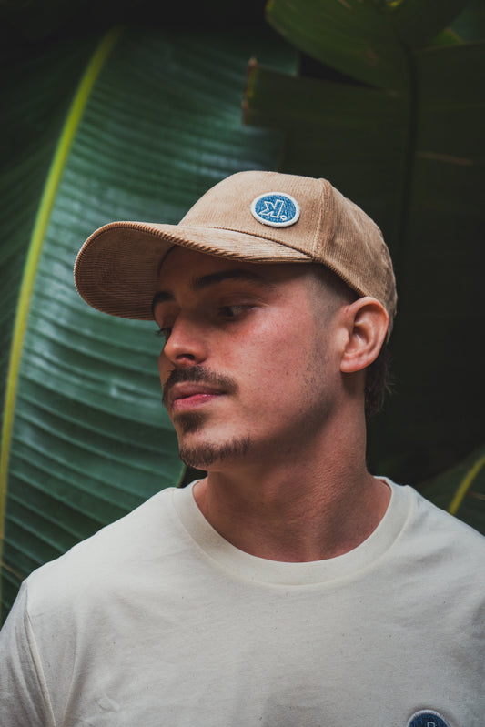 casquette unisexe avec patch en jean recyclé