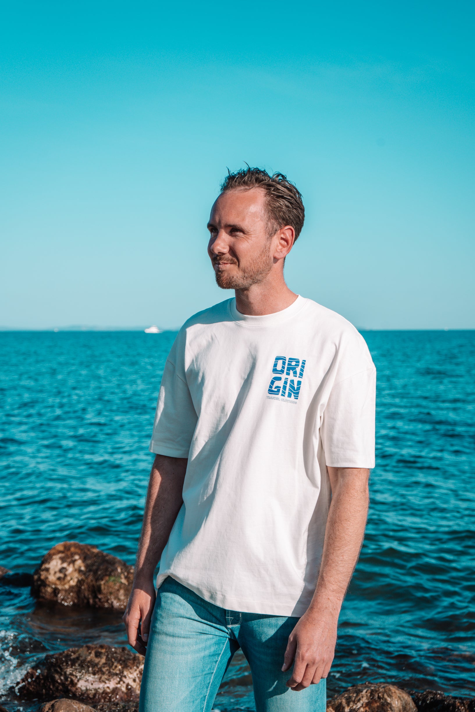 t-shirt coupe oversize pour homme décontracté