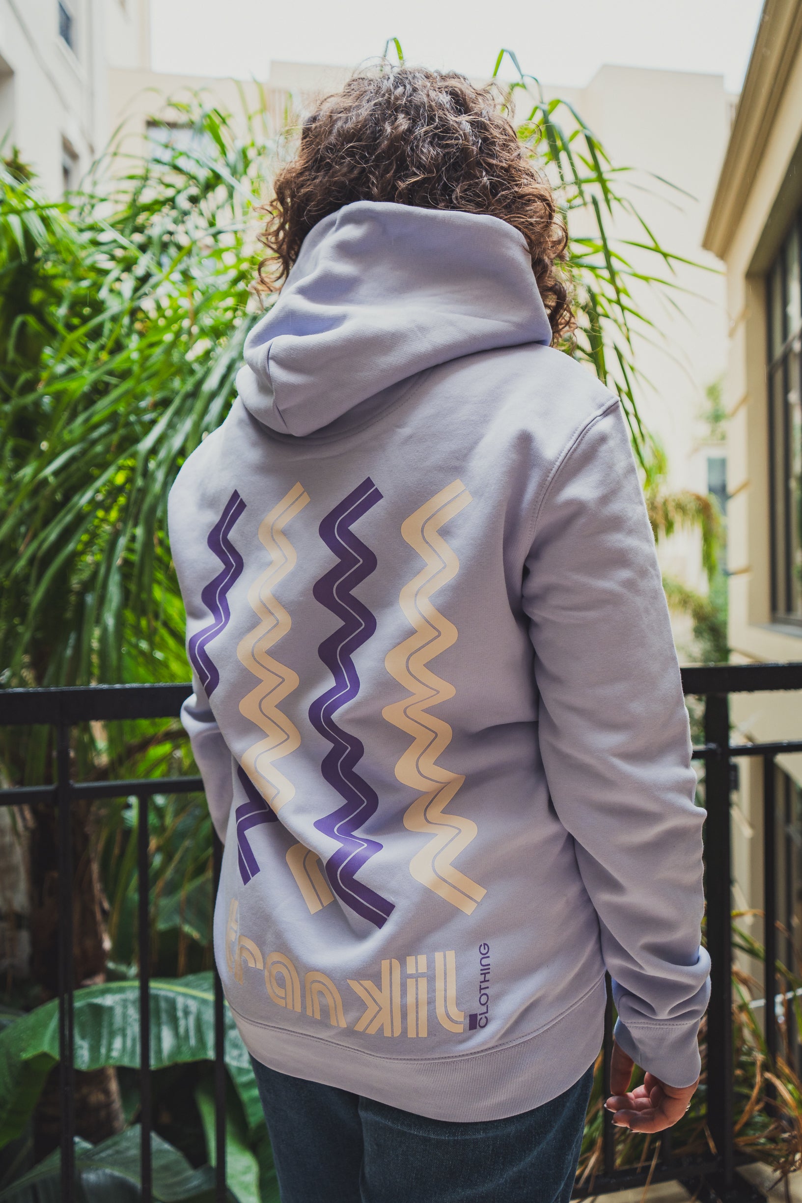 hoodie avec capuche coupe droite unisexe