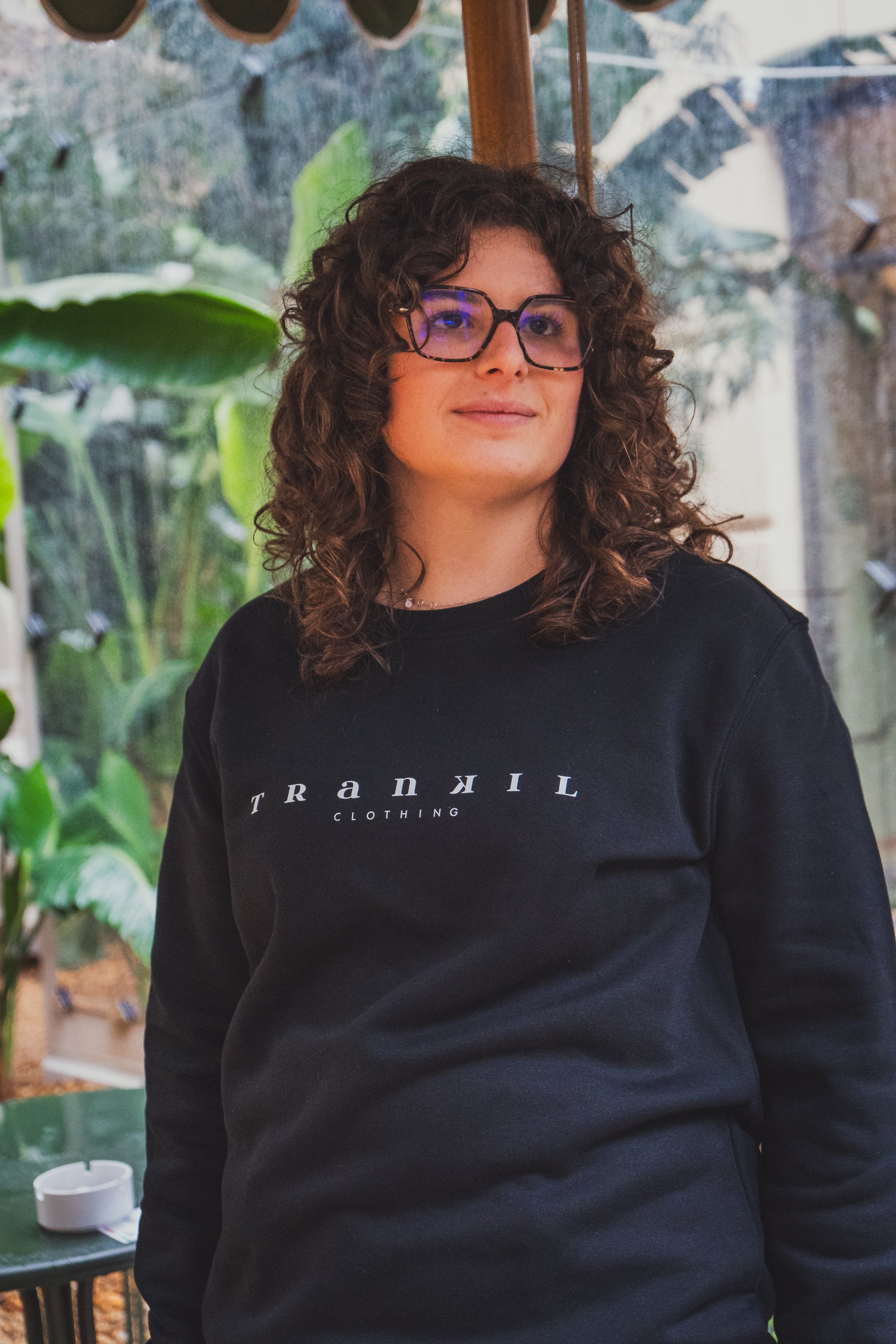 sweat coupe droite unisexe