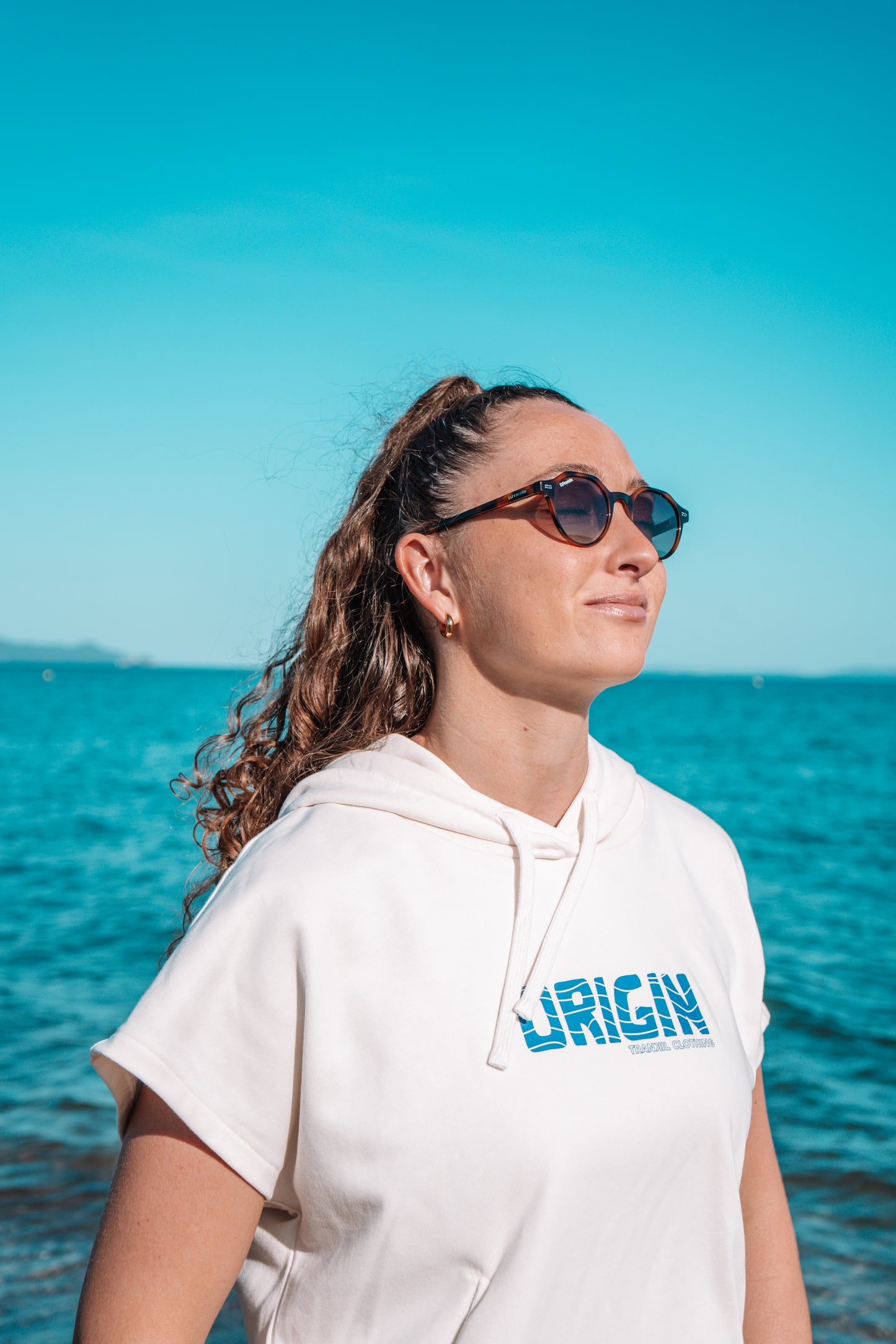 sweat manches courtes pour femme