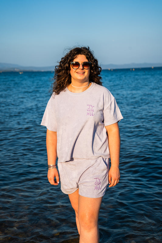 ensemble en matière éponge ecoresponsable pour femme