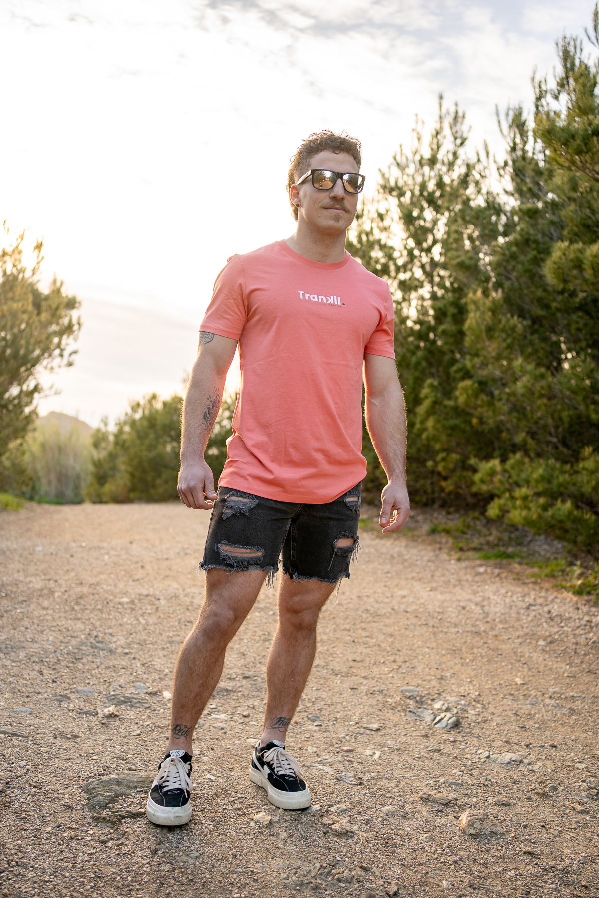 tshirt rose homme