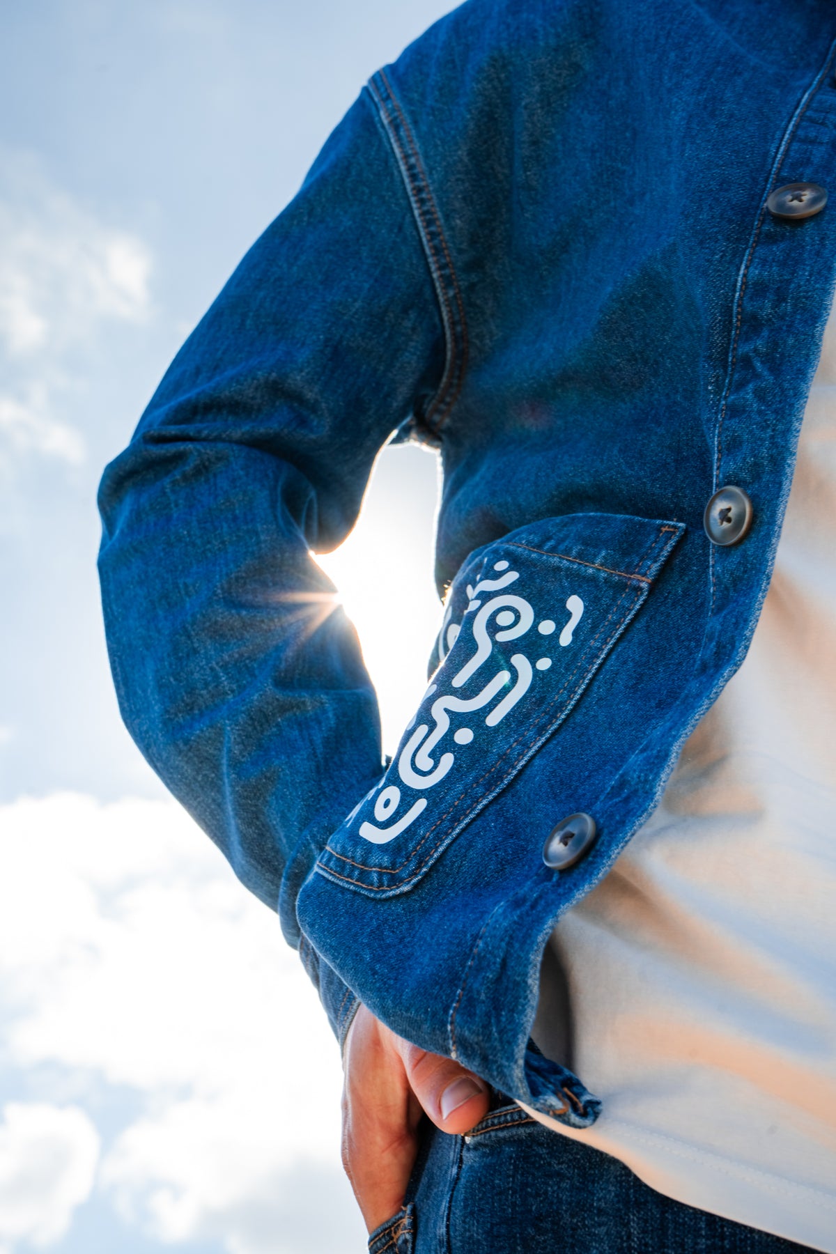 veste unisexe décontracté avec design sur les poches