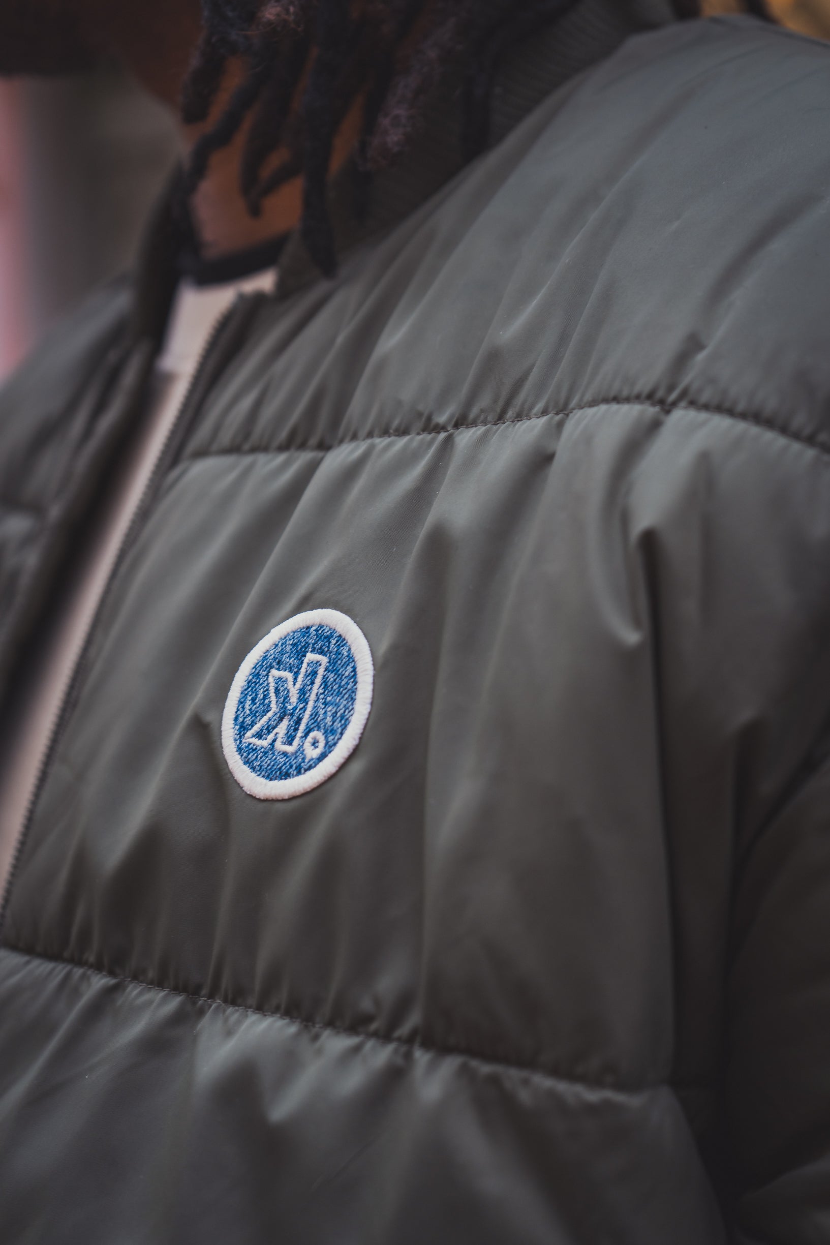 Veste matelassée écoresponsable à col teddy unisexe