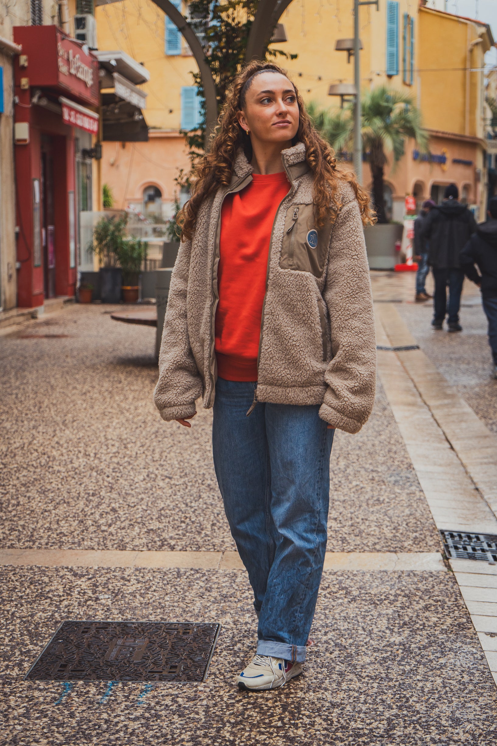 veste pour l'hiver avec un tissu chaud ecoresponsable